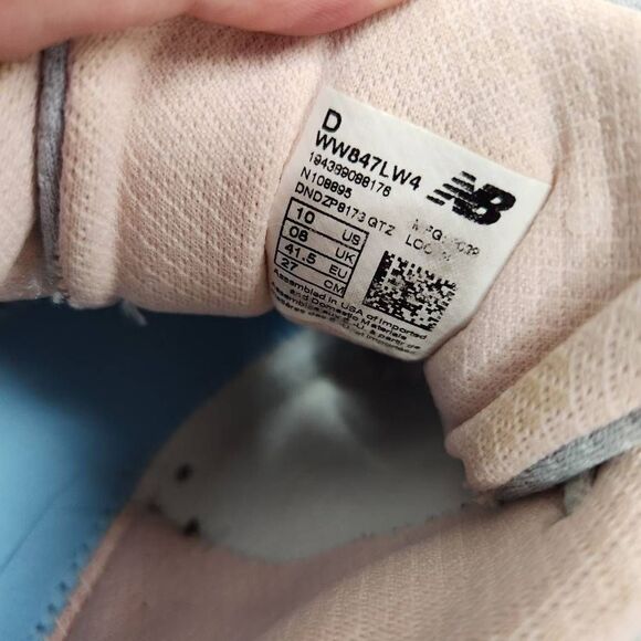 New Balance Unisex 847 V4 WW847LW4 White Running Shoes Sneakers Size 10 - Picture 8 of 8